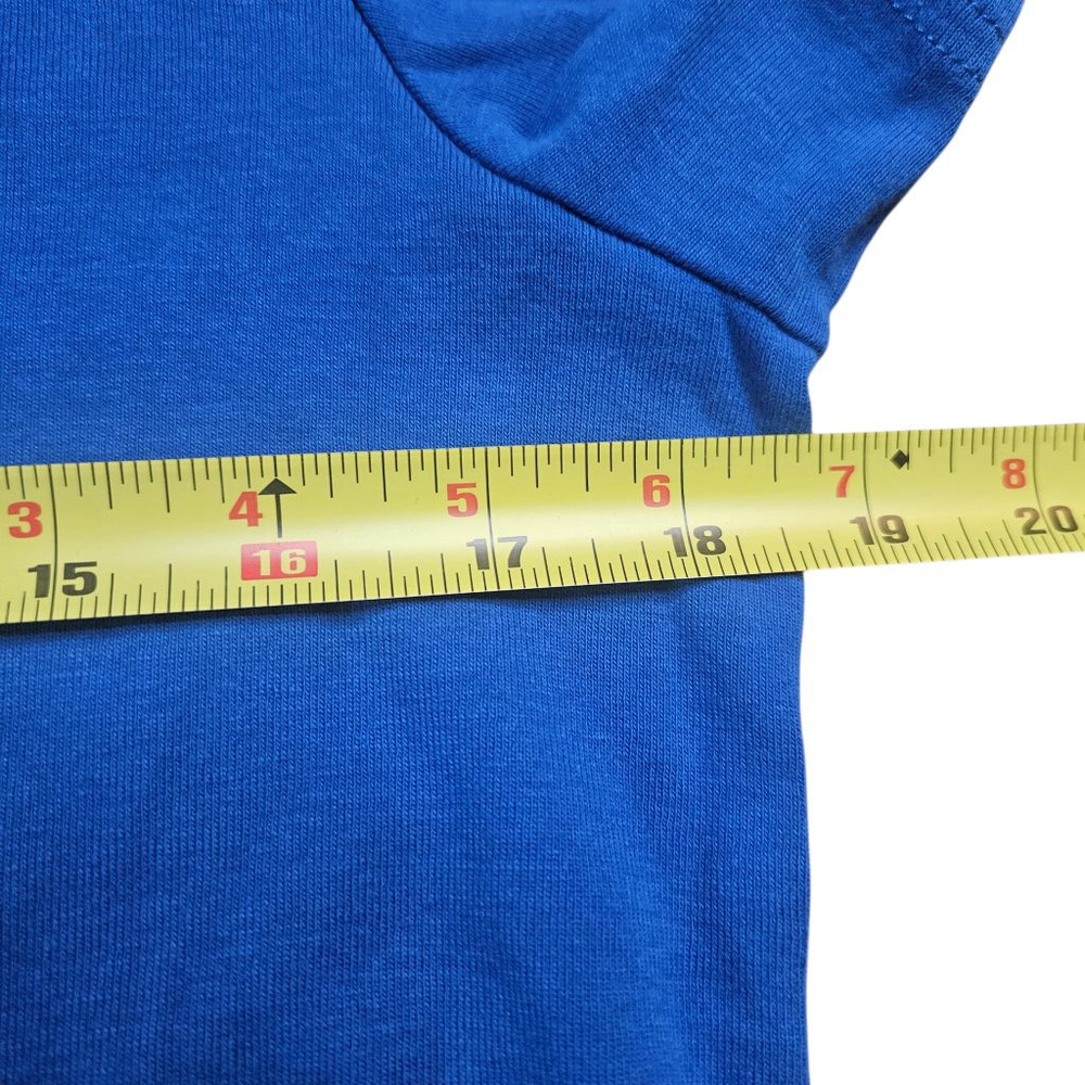 Christopher Banks Petite Large Blue Basic Short Sleeve Tee Layer Your Look - Picture 6 of 6